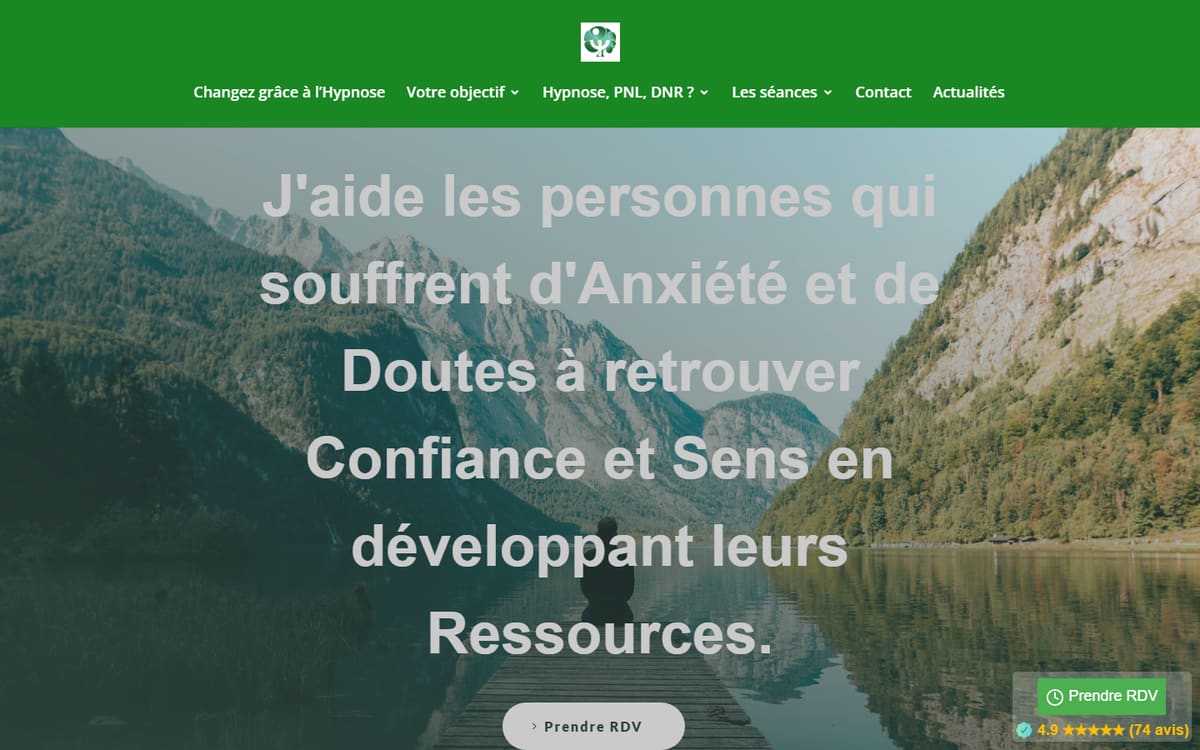 Capture de la page d’accueil du site officiel de Ferragut Christoph